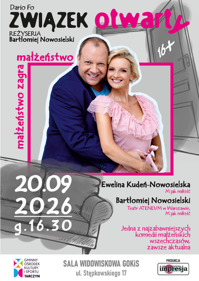Plakat wydarzenia:  Komedia małżeńska wszechczasów  - Związek Otwarty 